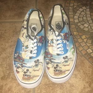 Vans disney hawaiian sneakers sz 9